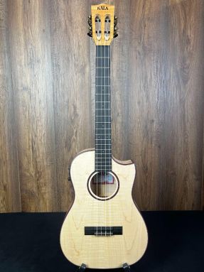 Kala KA-ASFM-B-CE Electro Acoustic Baritone Ukulele with a Cutaway