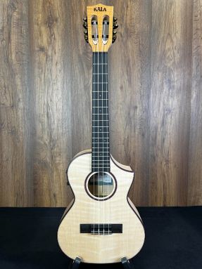 Kala KA-ASFM-T-CE Electro Acoustic Solid Maple Tenor Ukulele w/Cutaway