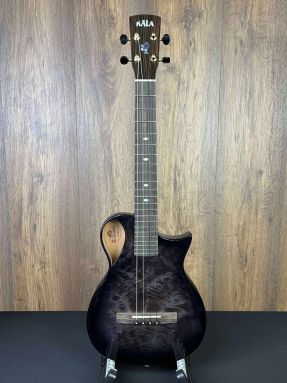 PRE ORDER - Kala Revelator Nautilus Horizon - Mango/Mahogany Tenor Ukulele w/Black Transparent Finish
