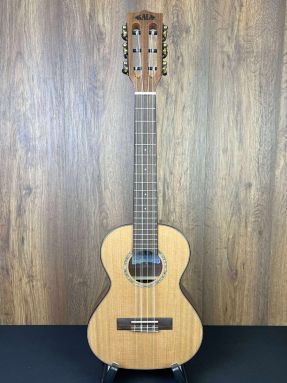 Kala KA-SCAC-T6 Solid Cedar Top Acacia 6 String Tenor Ukulele