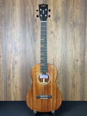 Kala KA-WF-AMHG-B Waterfall Series All Solid Mahogany Baritone Ukulele w/gigbag