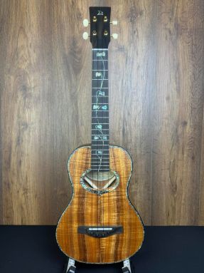 Lipson Master Grade Hawaiian Koa Tenor Ukulele w/Royal Vine Abalone Trim #005
