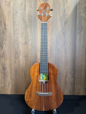 Big Island Honu KT-TR All Solid Koa Tenor Ukulele w/Gigbag #230635