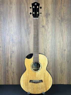 Flight Maia Solid Mango Top Steel String Left Handed Baritone Ukulele