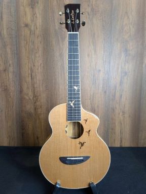 L.Luthier Manga C EQ Electro Tenor Ukulele Solid Cedar & Mango in gigbag #1