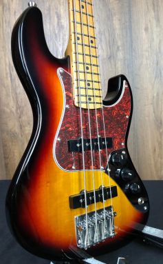 B-STOCK Flight Mini J Bass Sunburst - 23'' Scale Length Mini Bass w/Gigbag