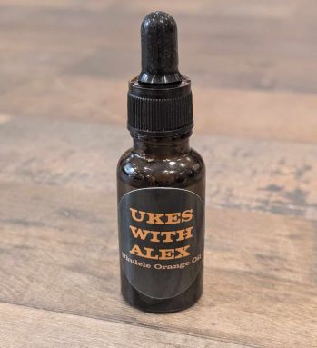 Ukes With Alex - Ukulele Fingerboard Orange Oil 20ml w/Dropper