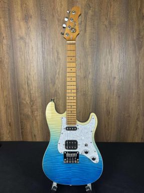  Flight Tenor Pathfinder Solidbody Electric Ukulele - Trans Blue