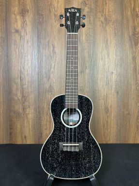Kala KA-SDH-C All Solid Mahogany "Salt & Pepper Doghair" Concert Ukulele w/gigbag