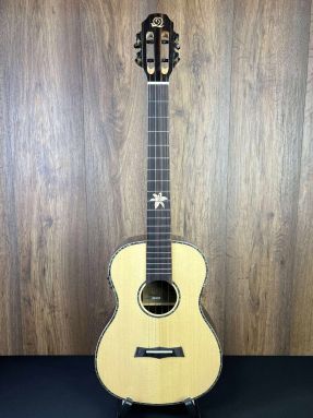 Snail BHC-5BEQ MK2 Solid Spruce Top/Ebony Baritone Ukulele Slotted Headstock w/Gigbag (GCEA)
