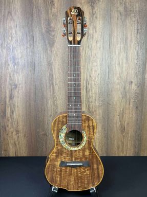 Snail S60C MK2 All Solid Flamed Acacia Concert Ukulele w/Gigbag