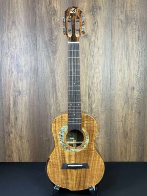 Snail S60T MK2 All Solid Flamed Acacia Tenor Ukulele with Gigbag