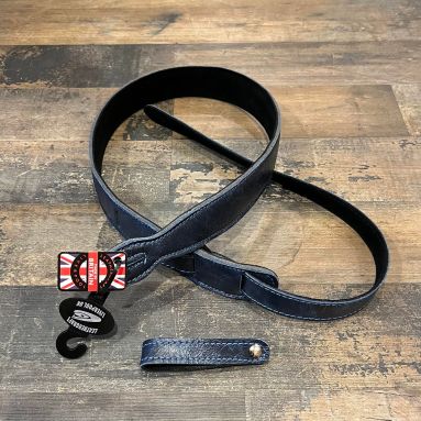 Cosmic Blue SUS Softy Aged Leather Ukulele Strap 