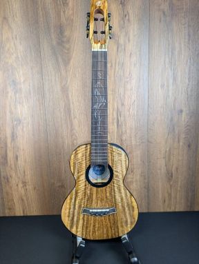 Flight Songbird Natural All Solid Mango Slimline Electro Tenor Ukulele w/Gigbag #7597