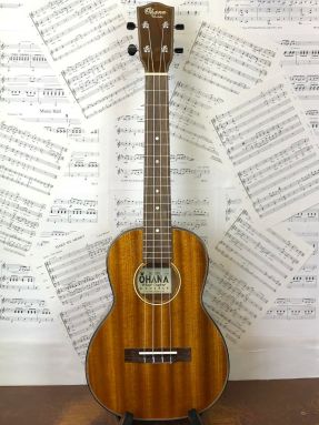 Ohana TK35G Tenor Ukulele All Solid Mahogany Gloss Finish