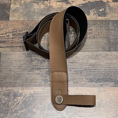 Kala STP-ECO Ukulele Strap - Whiskey Faux Leather