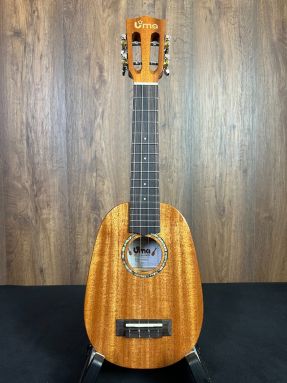 Uma UK-20SSP Solid Mahogany Pineapple Soprano Ukulele w/Gigbag