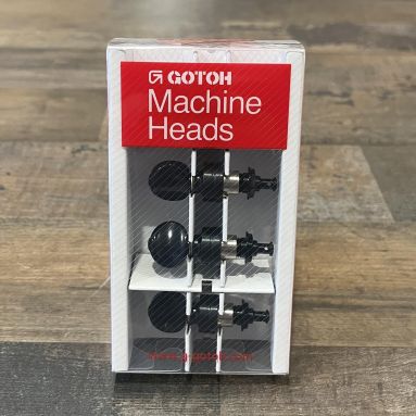 Gotoh UPT-UBB Black/Black Button Planetary Ukulele Tuners - set of 4