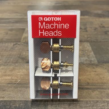 Gotoh UPT-UB8 Gold/Tortoise Shell Planetary Ukulele Tuners - set of 4