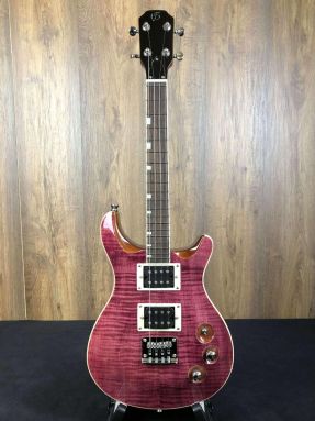 Flight Vanguard Solid Body Electric Tenor Ukulele - Trans Purple