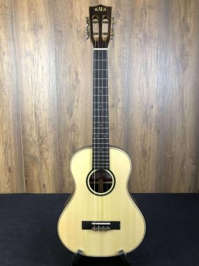 Kala KA-ASZCT-ST All Solid Spruce/Ziricote XL Tenor Ukulele (38mm Nut Width)