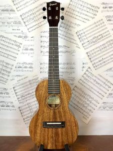 Pono ACD All Solid Acacia Deluxe Concert Ukulele Gloss