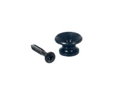 Boston EP-K-B 13mm Black Strap Buttons - Pack of 2 with 2 screws, fit yourself