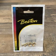 Boston EP-K-G 13mm Gold Strap Buttons - Pack of 2 with 2 screws, fit yourself