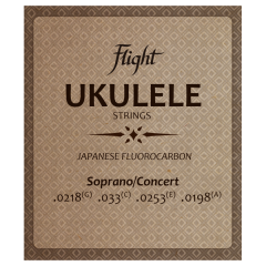 Flight Soprano/Concert High G Fluorocarbon Ukulele Strings 