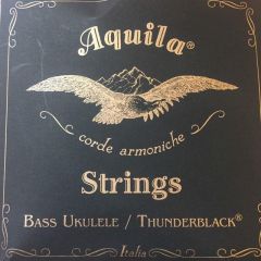 Aquila Thunderblack Bass Ukulele Strings Black 140U
