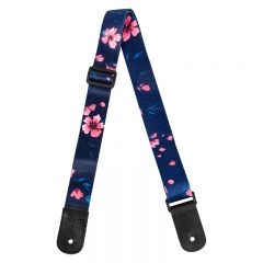 Flight S35 Polyester Ukulele Strap - Sakura w/headstock strap tie