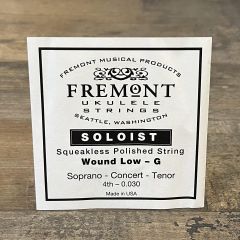 Fremont Soloist Squeakless Wound Low G string for Sop/Con/Ten size