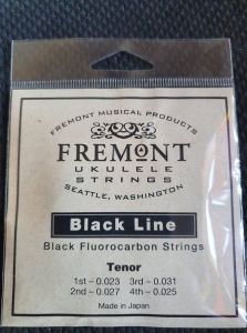 Fremont Black Line Fluorocarbon Strings Set of 4 Tenor High G