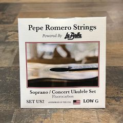 Pepe Romero US2 Soprano/Concert Low G Fluorocarbon Ukulele Strings