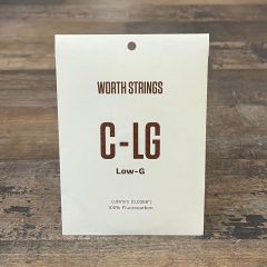 Worth C-LG Single Low G String .0358 Clear Fluorocarbon