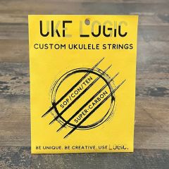 UKE LOGIC S-SW4-C Soft Tension Low G Clear Fluorcarbon Strings w/Smoothwound Low G