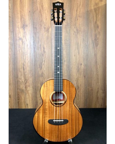 Kala KA-CT-SA-BG Contour Series All Solid Acacia Gloss Baritone Ukulele w/gigbag