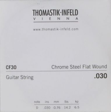 Thomastik-Infeld CF30 0.030 Gauge Chrome Steel Flat Wound string - Low G
