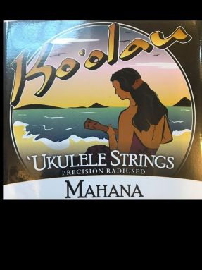 Ko'olau Mahana Clear Plain Soprano High G Ukulele Strings 