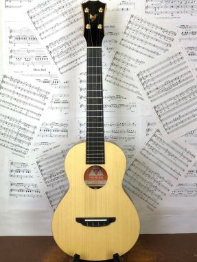 B-Stock - The Rebel - All Solid Spruce/Mahogany Tenor Ukulele (Double Cheese) w/Bag