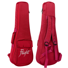 Flight Deluxe Tenor Ukulele Gigbag - Red