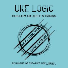 UKE LOGIC H-LG-C Hard Tension Low G Clear Fluorocarbon Strings (Soprano/Concert/Tenor)