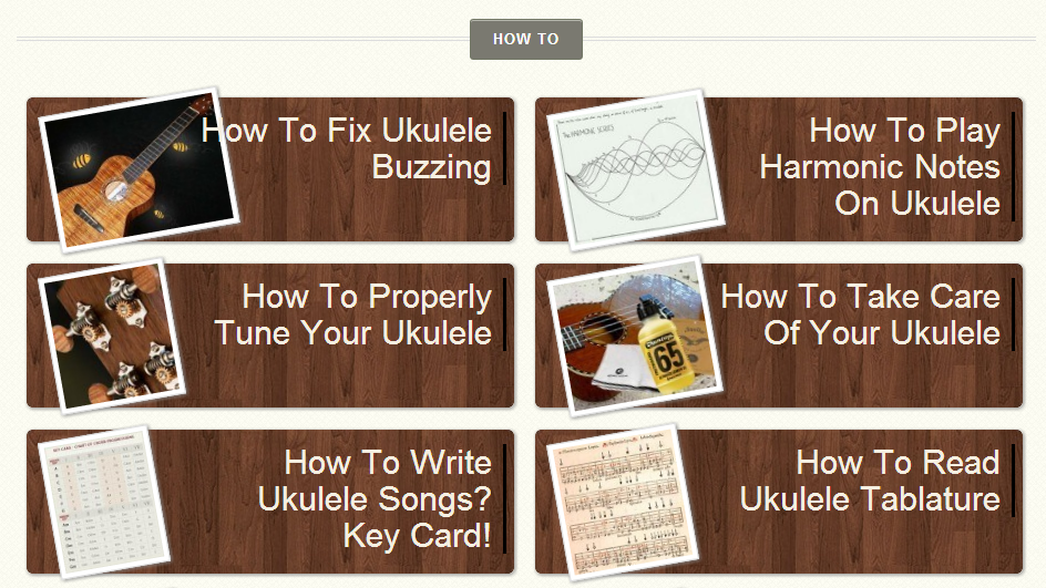 ukulele guides